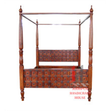 Double Bed with Poles
